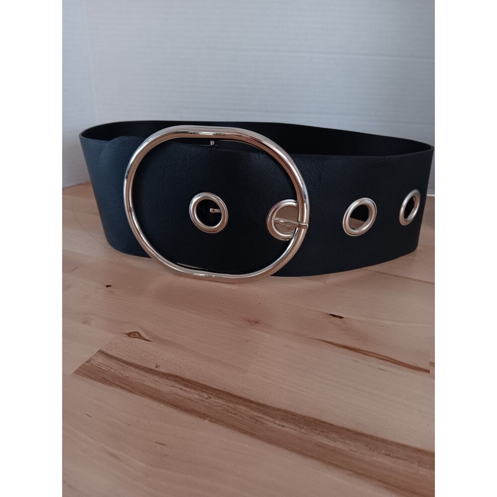 Womens Belt Fashion Casual Wide Thick Black Costume Halloween Theater Pirate
